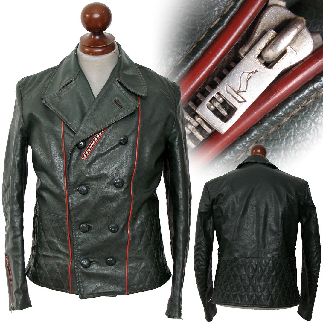 1950s1960s German motorcycle jacket VintageHaberdashers Blog